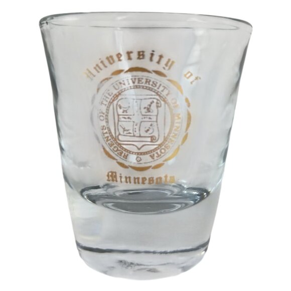Regents Of The University Of Minnesota Shot Glass 2-1/4" Vintage - Picture 1 of 6